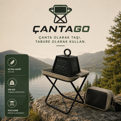 ÇantaGo™ 2'si 1 Arada Portatif Dönüştürülebilir Çanta